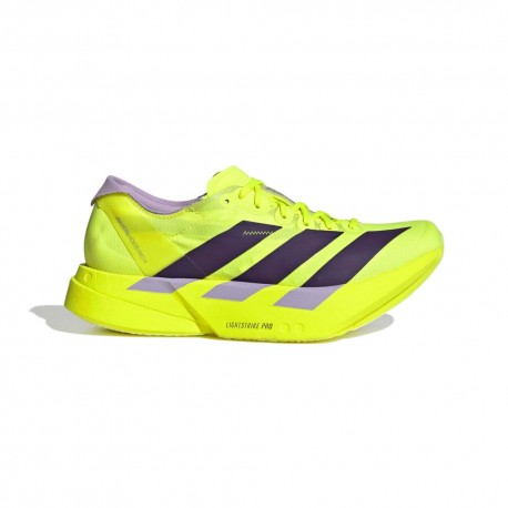 ADIDAS Adizero Adios Pro 4 Solar Giallo Aurora Plum - Scarpe Running Donna