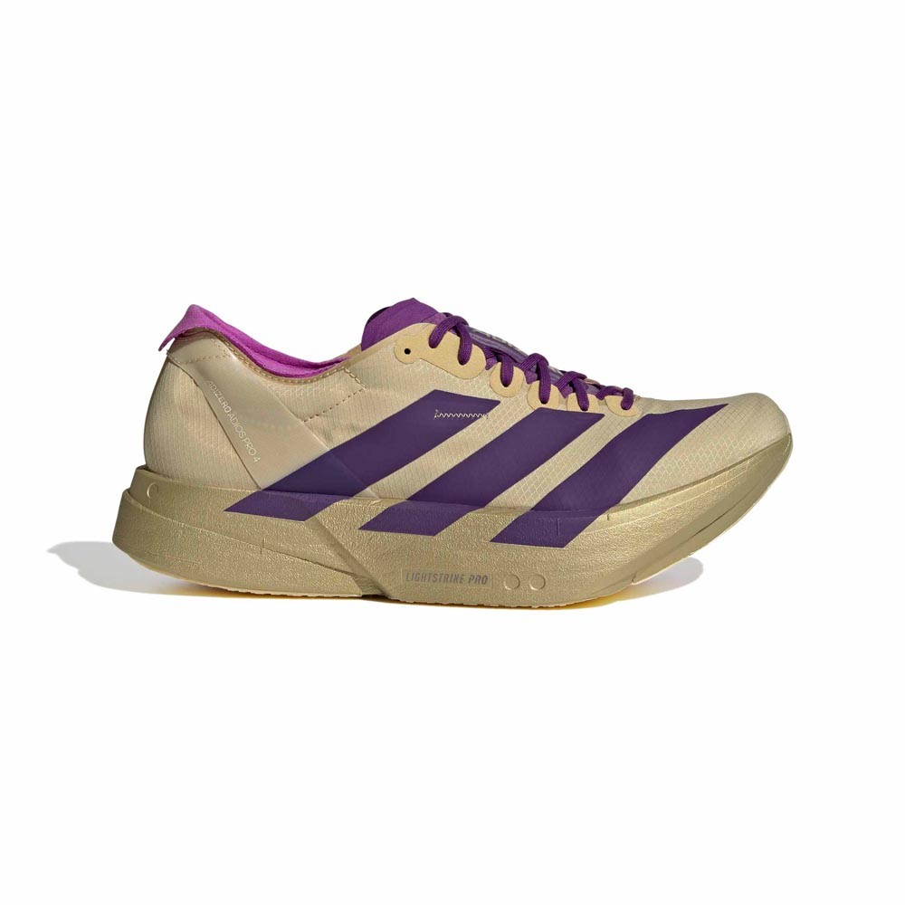 ADIDAS Adizero Adios Pro 4 Rtr Sand Purple Oro - Scarpe Running Uomo