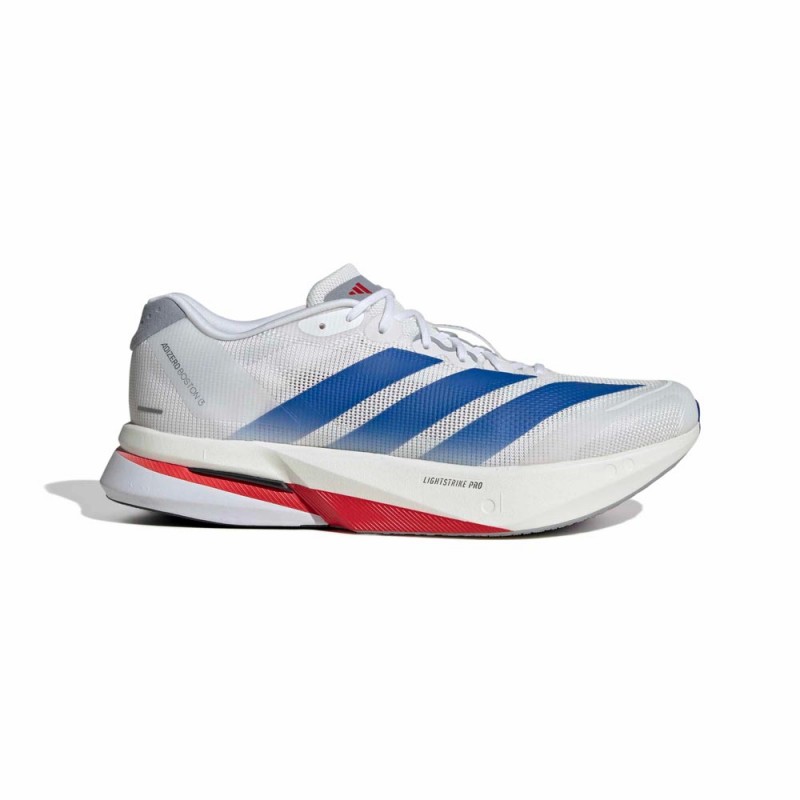 ADIDAS Adizero Boston 13 Bianco Blu Argento - Scarpe Running Uomo