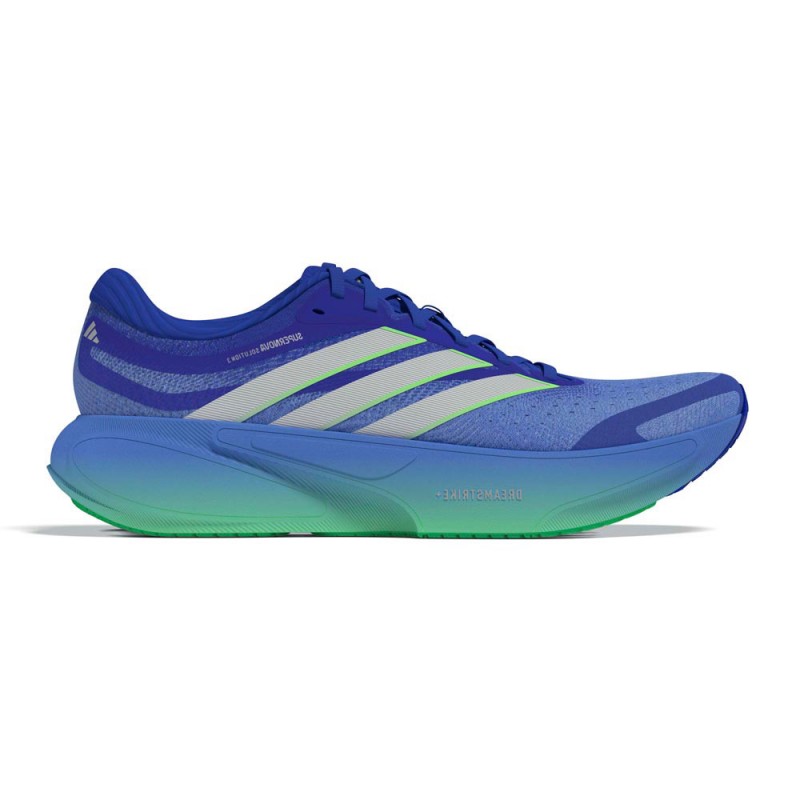ADIDAS Supernova Solution 3 Lucid Blu Argento - Scarpe Running Uomo