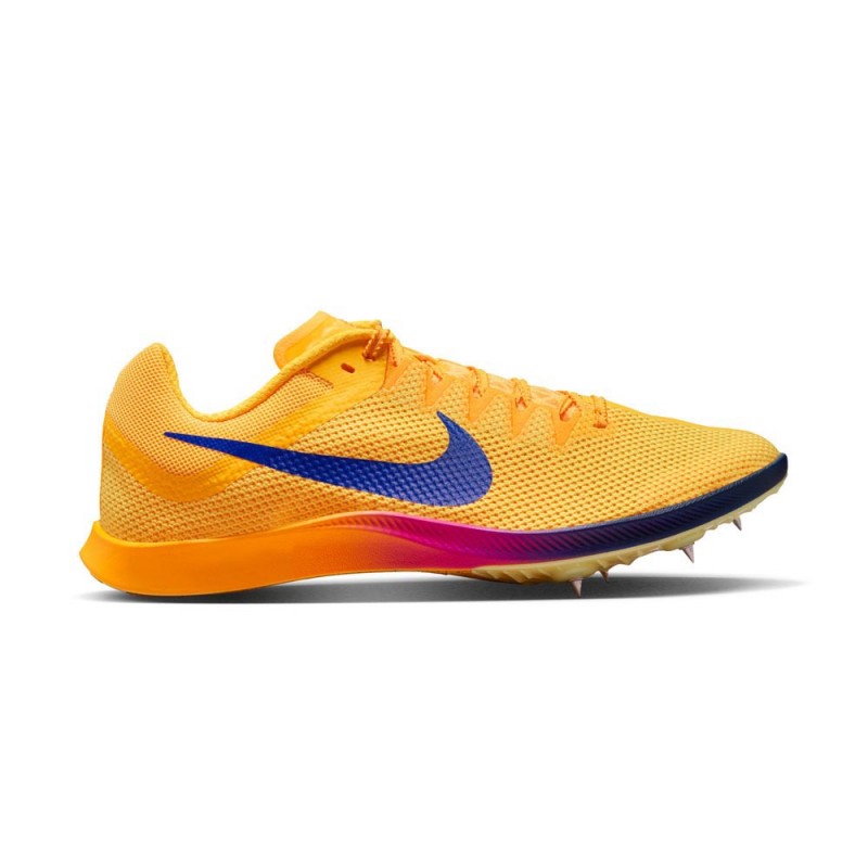 Nike Chiodata Rival Distance Citron Pulse Indigo Burs - Scarpe Running Uomo