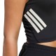 ADIDAS Crop Top Running Adi365 Iconic Nero Donna