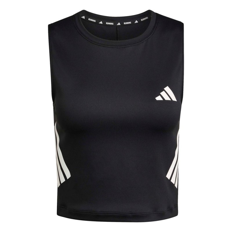 ADIDAS Crop Top Running Adi365 Iconic Nero Donna
