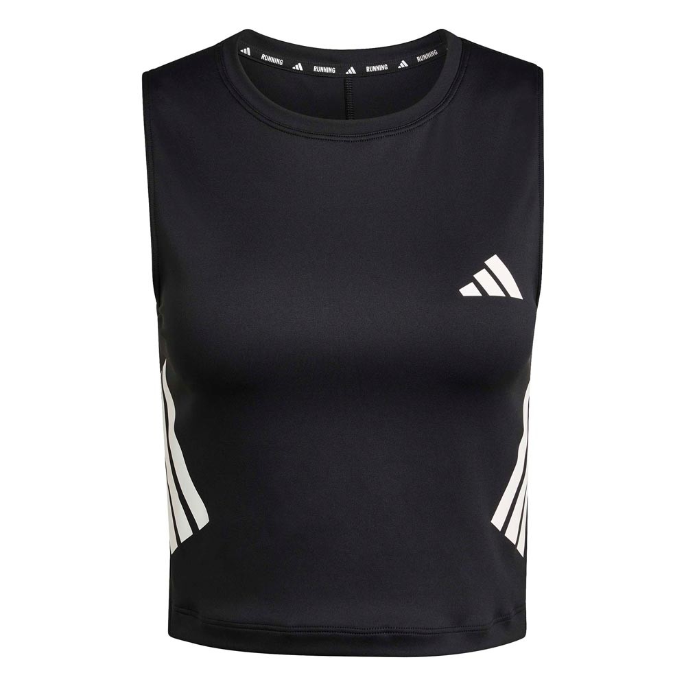 ADIDAS Crop Top Running Adi365 Iconic Nero Donna