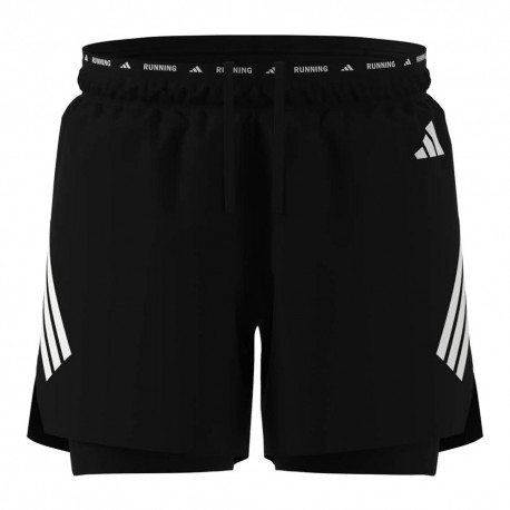 ADIDAS Pantaloncini Running Adi365 Formotion 2In1 Nero Uomo