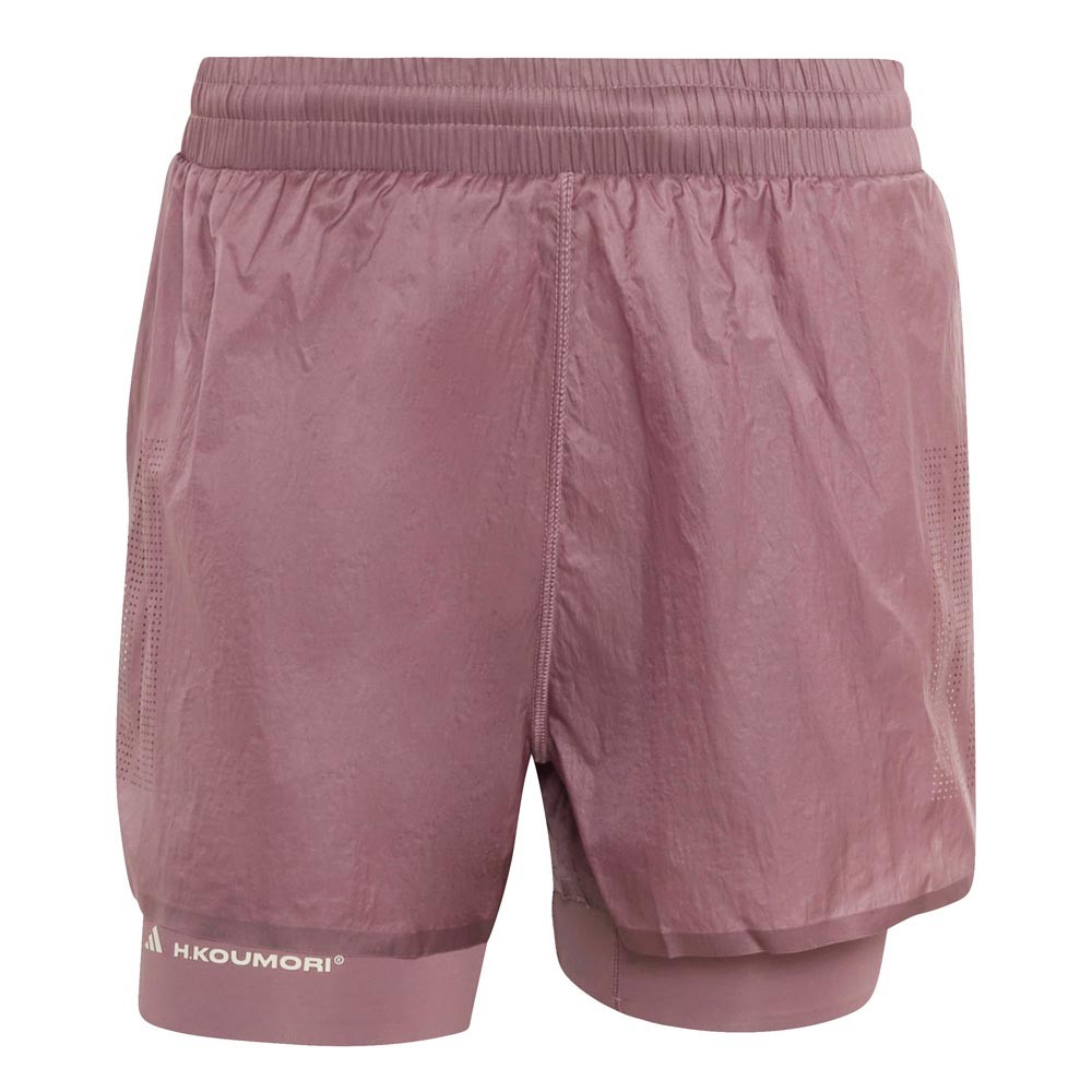 ADIDAS Pantaloncini Running Adi365 H.Koumori 2In1 Grigio Uomo