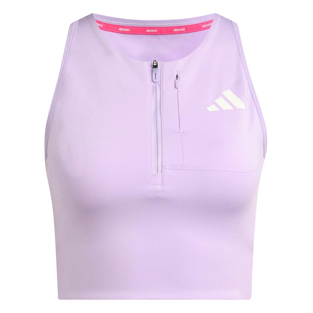 ADIDAS Crop Top Running Adizero Gel Lilac Donna