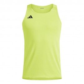 ADIDAS Canotta Running Adizero Essential Lime Uomo