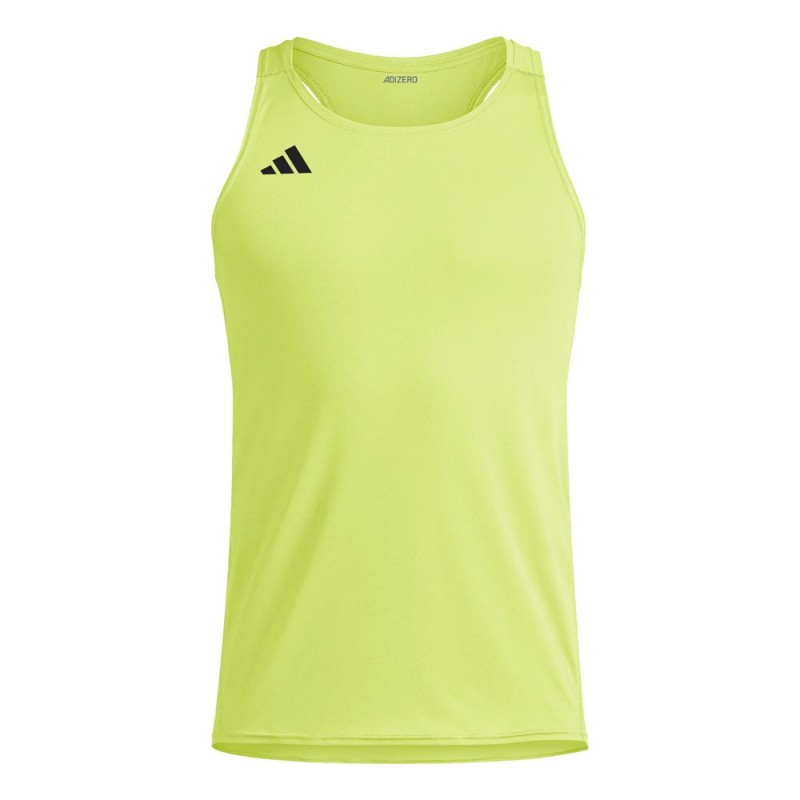 ADIDAS Canotta Running Adizero Essential Lime Uomo