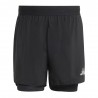 ADIDAS Pantaloncini Running Adi365 Basic 2In1 Nero Uomo