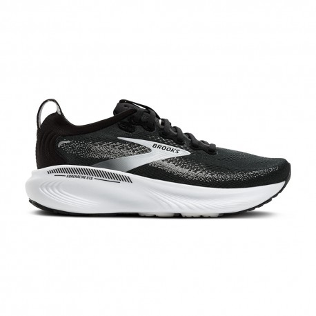 Brooks Adrenaline Gts 25 Nero Grigio Bianco - Scarpe Running Donna