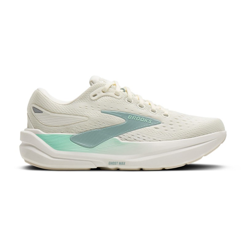 Brooks Ghost Max 3 Coconut Yucca Gray Mist - Scarpe Running Donna
