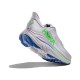 Hoka Clifton 10 Ash Grigio Neon Verde - Scarpe Running Uomo