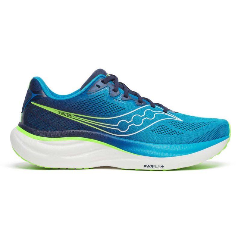 Saucony Ride 19 Cobalt Slime - Scarpe Running Uomo