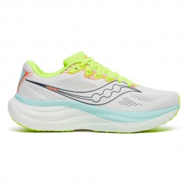 Saucony Ride 19 Bianco Splash - Scarpe Running Donna