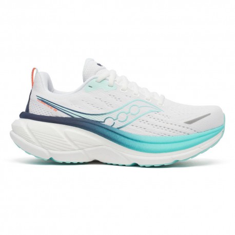 Saucony Hurricane 25 Bianco Navy - Scarpe Running Donna