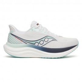 Saucony Triumph 23 Bianco Navy - Scarpe Running Donna