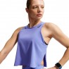 Nike Crop Top Running Aeroswift Sapphire Nero Donna