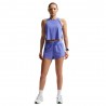 Nike Crop Top Running Aeroswift Sapphire Nero Donna