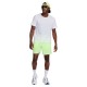 Nike Pantaloncini Running Df Challenger 7" Lime Blast Argento Uomo
