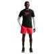 Nike Pantaloncini Running Df Challenger 7" Lt Crimson Argento Uomo