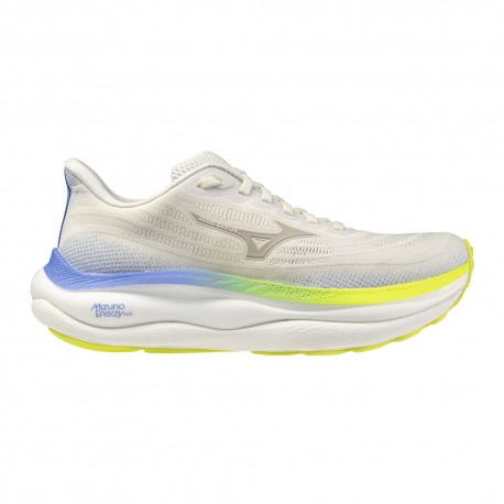 Mizuno Wave Sky 9 Snow Bianco Surf The Web - Scarpe Running Donna