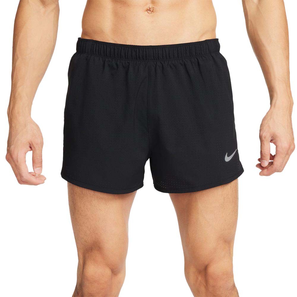 Nike Pantaloncini Running Df Fast 3" Nero Argento Uomo