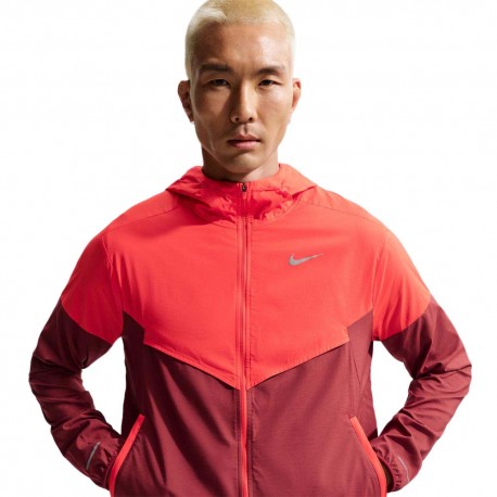 Nike Giacca Running Impossibly Light Windrunner Lt Crimson Reflectiv Uomo