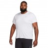 Nike T-Shirt Running Df Miler Bianco Argento Uomo