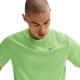 Nike T-Shirt Running Df Miler Lime Blast Argento Uomo