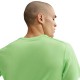 Nike T-Shirt Running Df Miler Lime Blast Argento Uomo