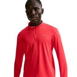 Nike Maglia Running Pacer Lt Rosso Argento Uomo