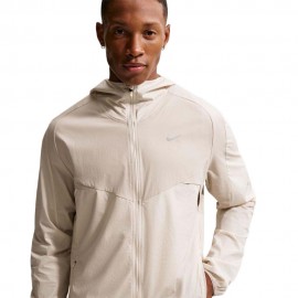 Nike Giacca Running Stride Beige Argento Uomo