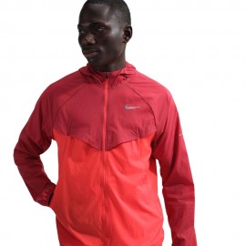 Nike Giacca Running Stride Uv Rpl Team Rosso Uomo