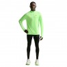 Nike Felpa Running Stride Lime Blast Silv Uomo