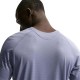 Nike T-Shirt Running Stride Iron Purple Indigo Haze Uomo