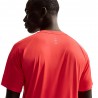 Nike T-Shirt Running Stride Lt Crimson Argento Uomo