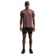Nike T-Shirt Running Stride Tattoo Burgundy Crush Uomo