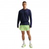 Nike Pantaloncini Running Stride 5" Lime Blast Argento Uomo