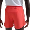 Nike Pantaloncini Running Stride 5" Lt Crimson Argento Uomo