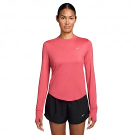 Nike Maglia Running Crew Swift Sea Coral Argento Donna