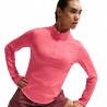 Nike Maglia Running Top Swift Sea Coral Argento Donna