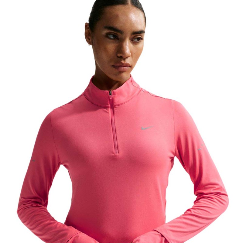 Nike Maglia Running Top Swift Sea Coral Argento Donna