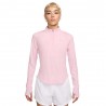 Nike Maglia Running Tempo Swoosh Rosa Foam Bianco Donna