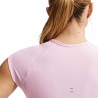 Nike T-Shirt Running Tempo Swoosh Rosa Foam Bianco Donna