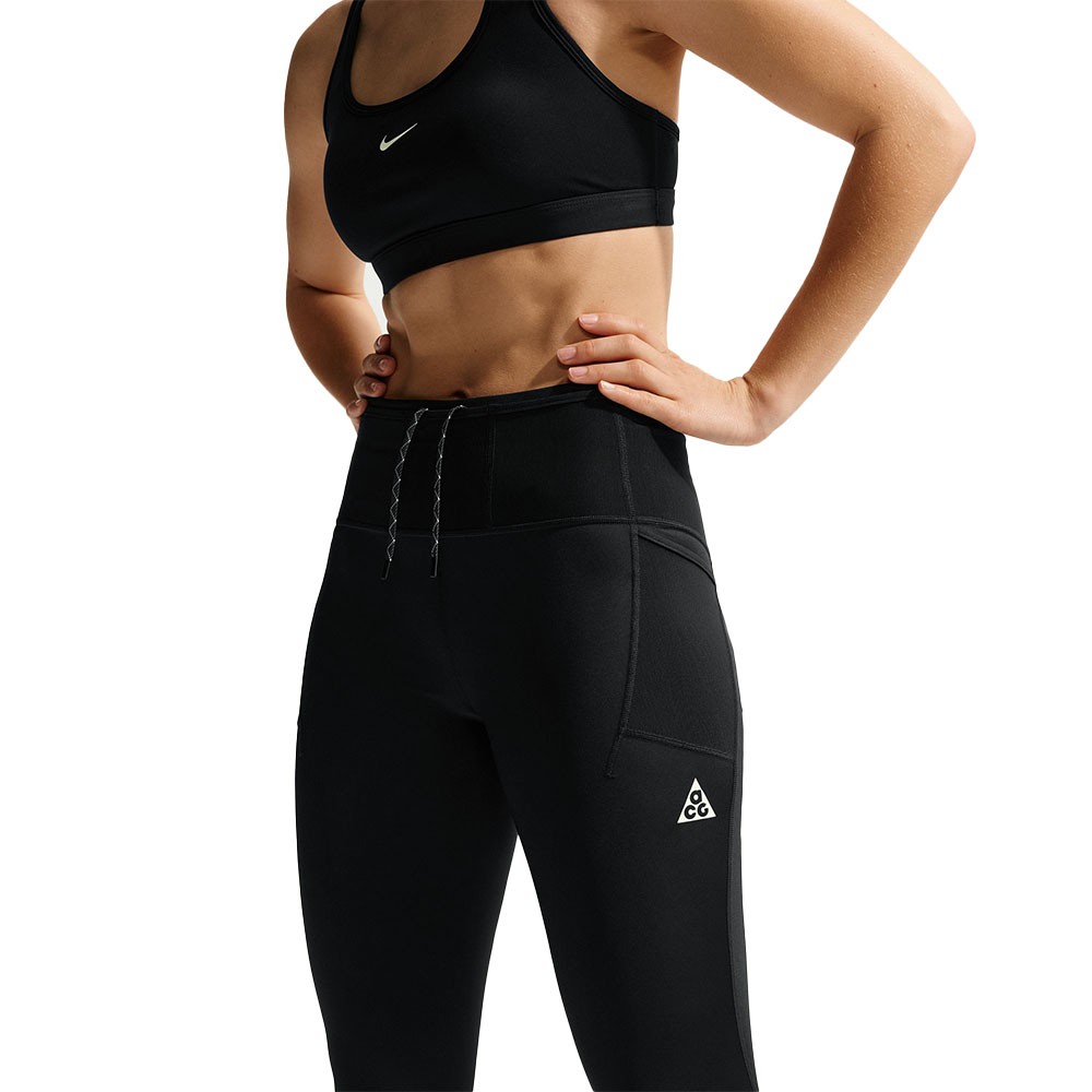 Nike Acg Tight Trail Running 7 8 Nero Bianco Donna