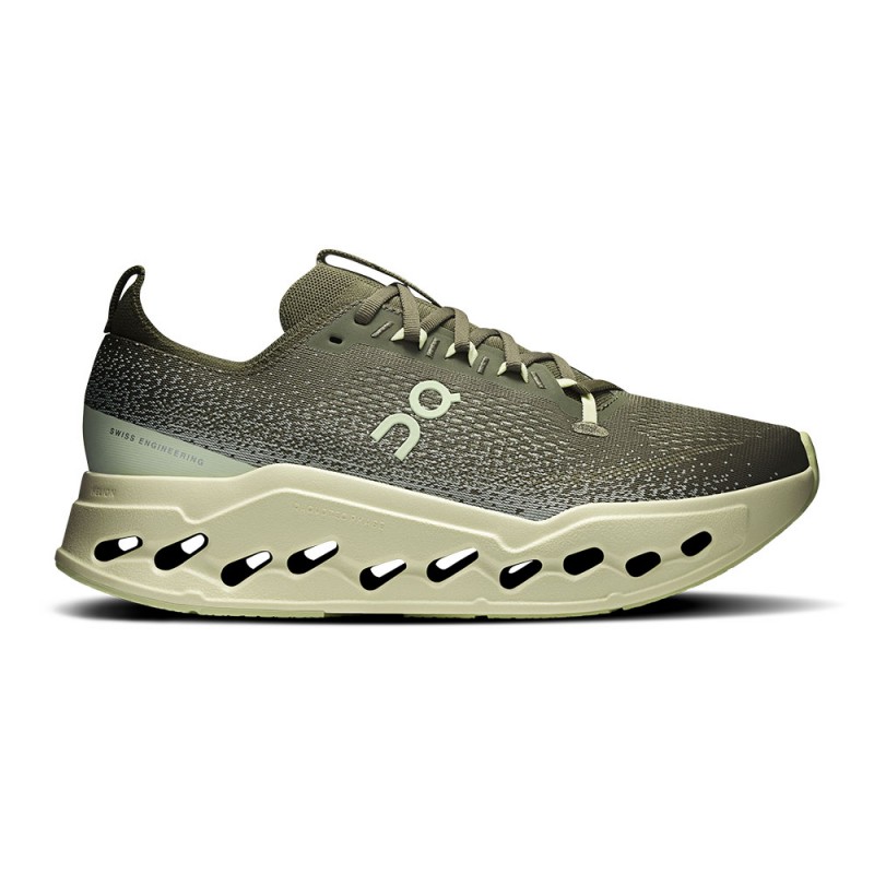 On Cloudsurfer Max Olive Seedling - Scarpe Running Uomo