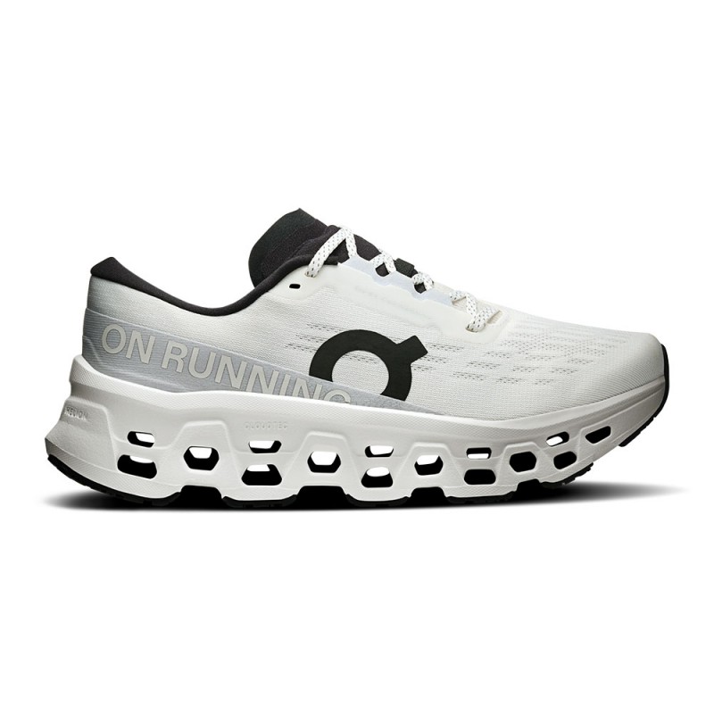 On Cloudmonster 3 Bianco Bianco - Scarpe Running Donna