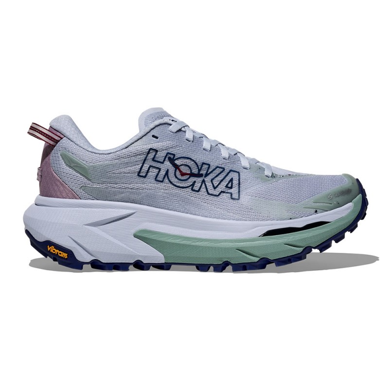 Hoka Mafate 5 Ambient Blue Rosemary - Scarpe Trail Running Donna