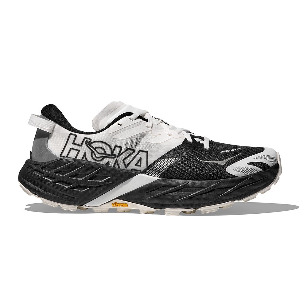 Hoka Speedgoat 7 Nero Bianco - Scarpe Trail Running Uomo
